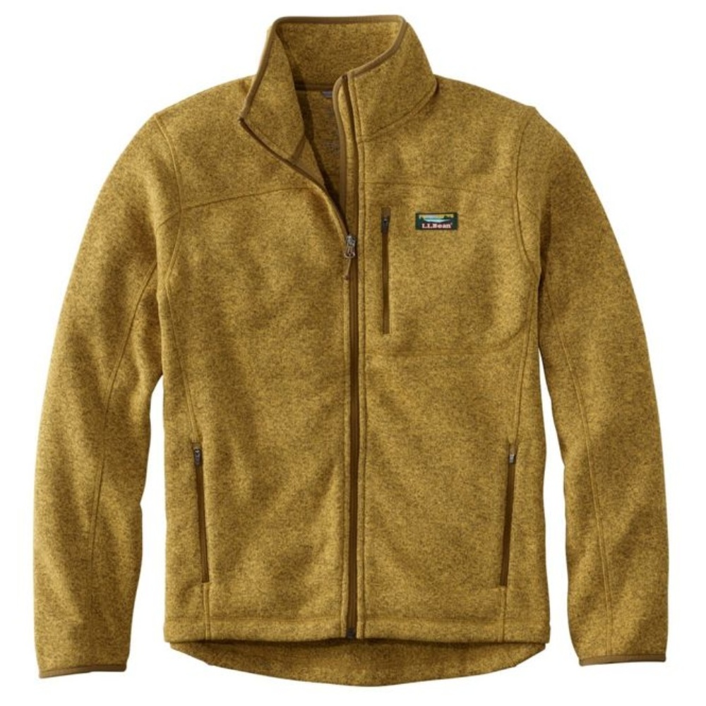 L.L.Bean Sweater Fleece Full-Zip Jacket, Size M
